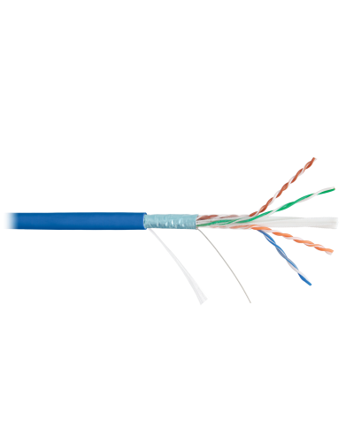 F/UTP 4pair, Cat6, Solid, In, нг(А)-HF (NMC 4240C-BL). Кабель «витая пара» (LAN) для структурированных систем связи. NIKOMAX в Ярославле