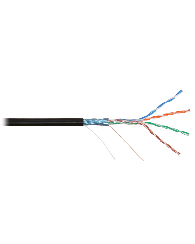 F/UTP 4pair, Cat5e, Solid, Out, PVC (NMC 2200B-BK). Кабель «витая пара» (LAN) для структурированных систем связи. NIKOMAX в Ярославле