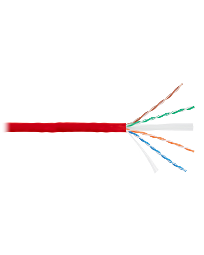 U/UTP 4pair, Cat6, Solid, In, нг(А)-HF (NMC 4140C-RD). Кабель «витая пара» (LAN) для структурированных систем связи. NIKOMAX в Ярославле