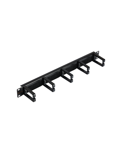 NMC-OP530HB-1U-BK-2 (2 шт). Кабельный органайзер 19 с щёточным вводом. NIKOMAX в Ярославле