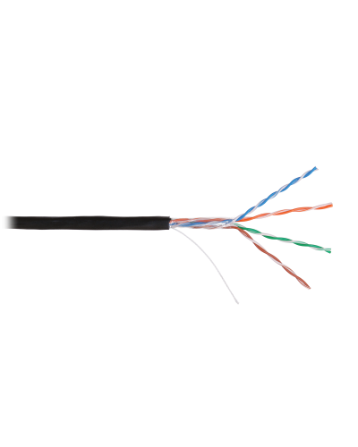 U/UTP 4pair, Cat5e, Solid, Out, PVC (NMC 4100B-BK). Кабель «витая пара» (LAN) для структурированных систем связи. NIKOMAX в Ярославле