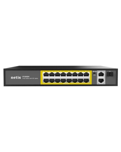 Netis P116GH. Коммутатор сетевой PoE неуправляемый. Netis в Ярославле
