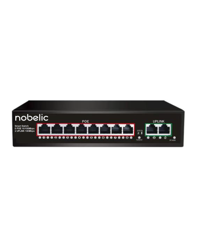 NBLS-1008P. Коммутатор неуправляемый 8-портовый. Nobelic в Ярославле