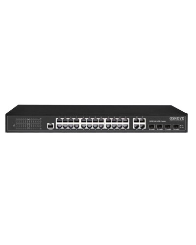 SW-8244/L(400W). Коммутатор 24-портовый  Gigabit Ethernet с PoE. OSNOVO в Ярославле