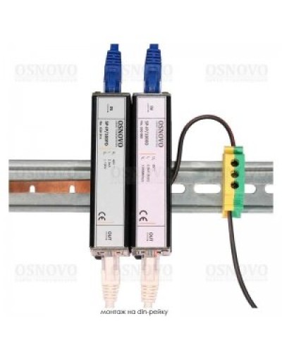 SP-IP/100D. Устройство грозозащиты цепей Ethernet. OSNOVO в Ярославле