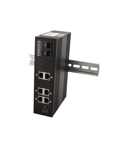 SW-8062/IC. Промышленный PoE коммутатор Gigabit Ethernet на 8 портов. OSNOVO в Ярославле