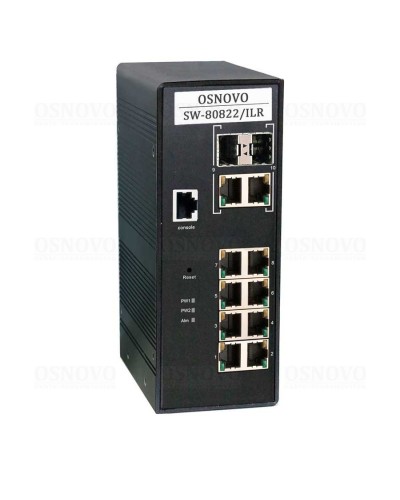 SW-80822/ILR. Коммутатор 10-портовый Gigabit Ethernet с PoE. OSNOVO в Ярославле