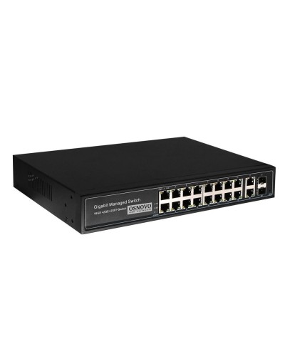 SW-8182/L(300W). Коммутатор 16-портовый  Gigabit Ethernet с PoE. OSNOVO в Ярославле