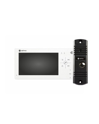 VM-7.0 (w)+ DS-700L (черный). Комплект видеодомофона. Optimus в Ярославле