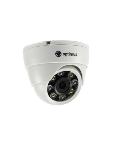 IP-E024.0(2.8)PL. Видеокамера IP купольная. Optimus в Ярославле
