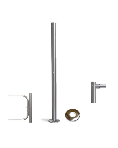 PERCo-BH02 2-15 с крышкой. Стойка с отверстием под стопорный механизм поворотной секции и с 2-мя отверстиями для крепления патрубков на стороне, противоположной створке. PERCo в Ярославле