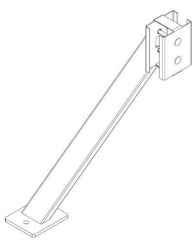 PERCo-MB-16.9. Упор для стоек секции ограждения. PERCo в Ярославле