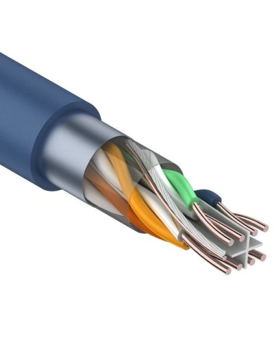F/UTP, CAT 6, PVC, 4PR, 23AWG, омедненный INDOOR, SOLID, серый, 305м, PROconnect (01-0147-3). Кабель «витая пара» (LAN) для структурированных систем связи. PROCONNECT в Ярославле