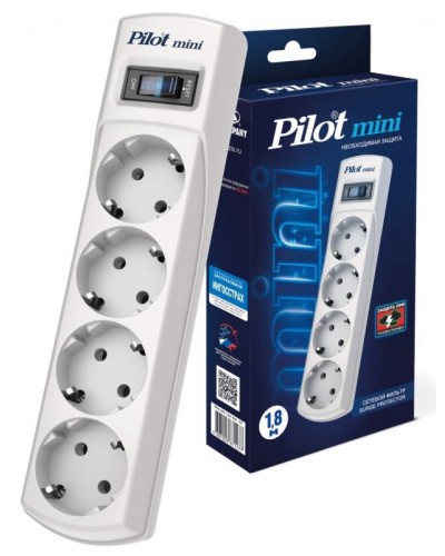 Pilot mini 5м. Сетевой фильтр. Pilot в Ярославле