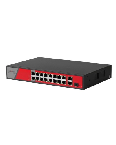 PND-16P-2G1F-BT2 (300W). Коммутатор гибридный 16+2+1 с PoE. Polyvision в Ярославле