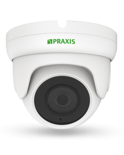 PE-7141IP 2.8. Видеокамера IP купольная. Praxis в Ярославле
