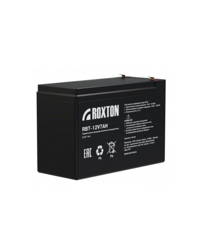 RBT-12V7AH. Аккумулятор герметичный свинцово-кислотный. ROXTON в Ярославле