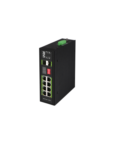 RVi-1NSIM8GP-2S. Коммутатор с питанием по PoE. RVi в Ярославле