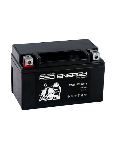 Red Energy RS 1207. Аккумулятор герметичный свинцово-кислотный стартерный. Red Energy в Ярославле