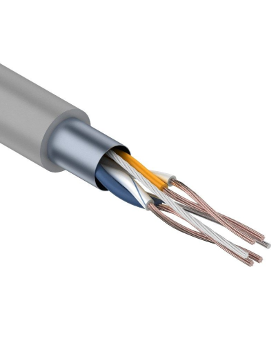 F/UTP, CAT 5e, PVC, 2PR, 24AWG, INDOOR, STRANDED, серый, 305м, REXANT (01-0125). Кабель «витая пара» (LAN) для структурированных систем связи. Rexant в Ярославле