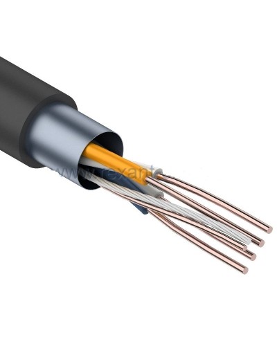 F/UTP, CAT 5e, PE, 2PR, 24AWG, OUTDOOR, SOLID, черный, 305м, REXANT (01-0124). Кабель «витая пара» (LAN) для структурированных систем связи. Rexant в Ярославле
