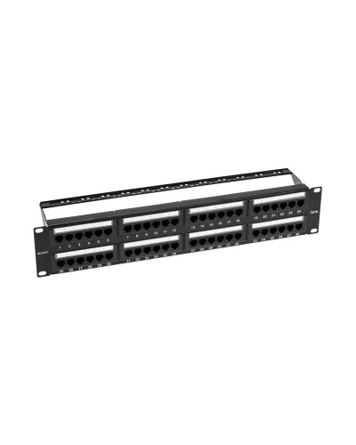 Панель коммутационная с кабельными органайзерами 19", 2U, 48 портов, UTP, RJ-45, CAT 5e REXANT PRO (02-0032): Патч-панель 19" в Ярославле