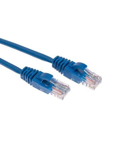 Патч-корд U/UTP, CAT 5e, RJ45-RJ45, 26AWG, LSZH, синий, 0,3м  REXANT (02-0104-03). Патч-корд UTP. Rexant в Ярославле