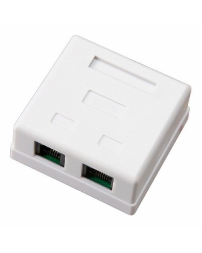 Розетка компьютерная внешняя 2-порта, UTP RJ-45 (8P8C), CAT 5e REXANT (03-0151): Розетка RJ-45 в Ярославле