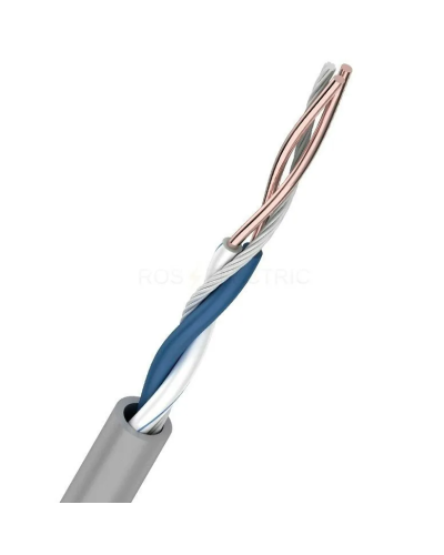 U/UTP, CAT 5e, PVC, 1PR, 24AWG, INDOOR, SOLID, серый, 305м REXANT (01-0002). Кабель «витая пара» (LAN) для структурированных систем связи. Rexant в Ярославле