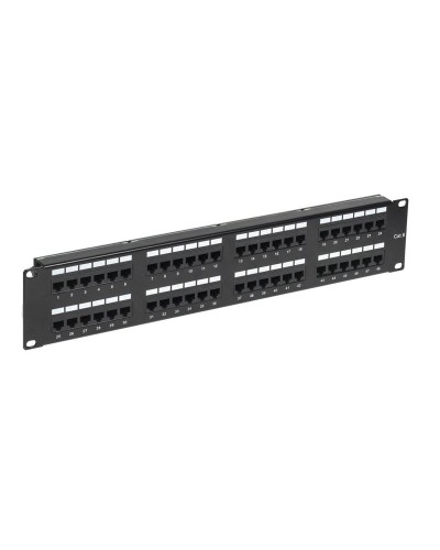 Панель коммутационная с кабельными органайзерами 19", 2U, 48 портов, RJ-45, CAT 6, UTP REXANT PRO (02-0232): Патч-панель 19" в Ярославле
