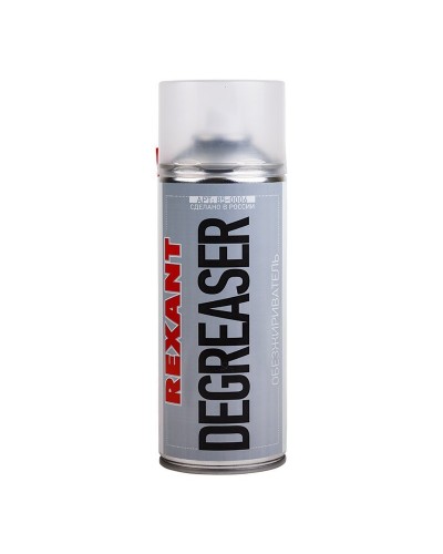 Очиститель обезжириватель DEGREASER, REXANT, 400 мл, аэрозоль (85-0006): Баллон с очистителем в Ярославле