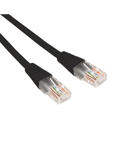 Патч-корд U/UTP CAT 6, RJ45-RJ45, 26AWG, LSZH, черный, 0.5м REXANT (02-0292-05). Патч-корд UTP. Rexant в Ярославле