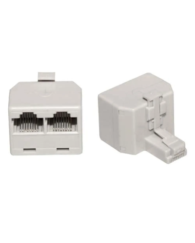 Двойник компьютерный UTP RJ-45(8P8C) (штекер - 2 гнезда) REXANT (03-0102): Кабельный соединитель в Ярославле