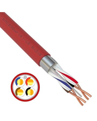КПСВЭВнг(А)-LS 2х2х0,75 (01-4866-1)(REXANT). Кабель для систем пожарной и охранной сигнализации. Rexant в Ярославле