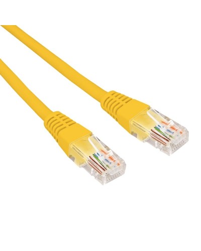 Патч-корд U/UTP CAT 6, RJ45-RJ45, 26AWG, LSZH, желтый, 3м REXANT (02-0295-3). Патч-корд UTP. Rexant в Ярославле