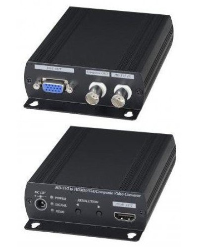 AD001HD4. Преобразователь-разветвитель AHD/HDCVI/HDTVI в HDMI/VGA/CVBS. SC&T в Ярославле