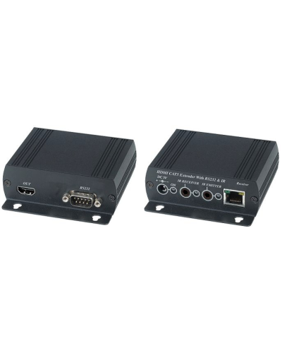 HE02. Комплект для передачи HDMI-сигнала и RS232. SC&T в Ярославле