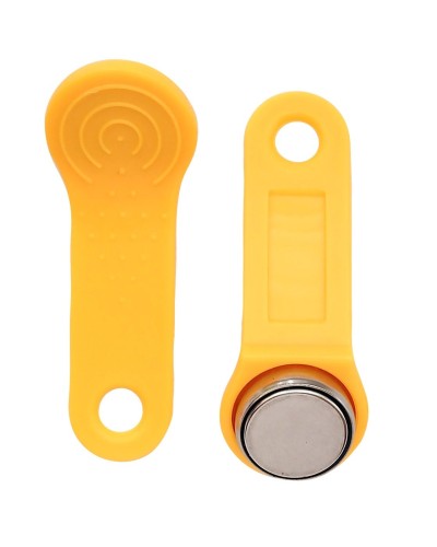 RW 1990 SLINEX (желтый). Ключ электронный Touch Memory с держателем. SLINEX в Ярославле