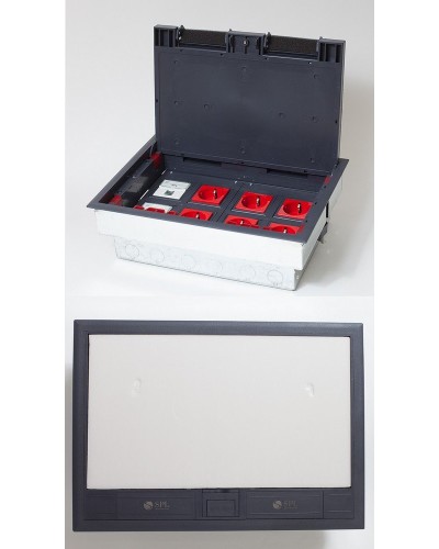 Люк на 8 постов (45х45), металл/пластик, с металлической коробкой, IP40 (300009). Люк. SPL в Ярославле