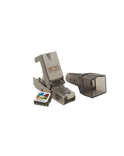 Коннектор 8P8C STP 6A (RJ-45) безынструментальный (10-0240). Разъем RJ-45. SUPRLAN в Ярославле