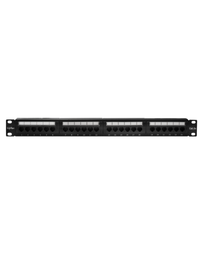 Патч-панель 19", 24хRJ-45, UTP, Cat.5e, 1U (10-0403): Патч-панель 19'' в Ярославле