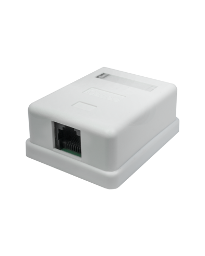 Розетка настенная RJ-45, 8P8C, Cat.5e, 1 порт UTP (10-0307): Компьютерная розетка в Ярославле