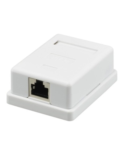 Розетка настенная RJ-45, 8P8C, Cat.5e, 1 порт FTP (10-0354). Компьютерная розетка. SUPRLAN в Ярославле