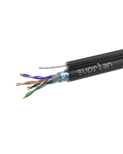 FTP Cat.5e 4x2xAWG24 Cu PE Outdoor T-FG8 (трос) Standard (01-1026-1). Кабель «витая пара» (LAN) для структурированных систем связи. SUPRLAN в Ярославле