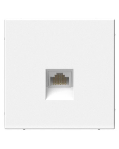 ArtGallery розетка RJ45, кат. 6Е, скрытой установки, механизм, белый (GAL000186). Розетка компьютерная. Systeme Electric в Ярославле