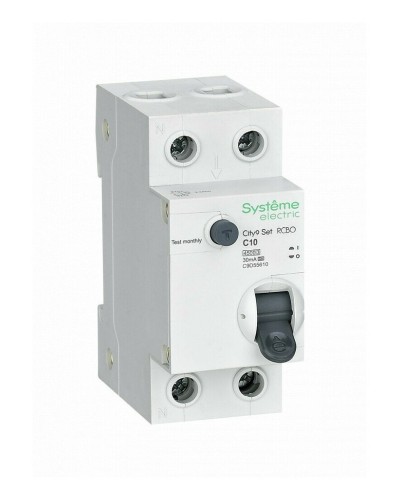 City9 Set 1P+N С 10А 4.5kA 30мА A 230В (C9D55610). Автоматический выключатель дифференциального тока. Systeme Electric в Ярославле