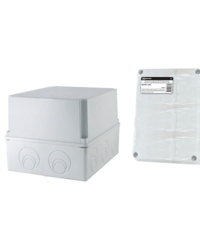 Коробка ОП 240х195х165мм, крышка, IP55, кабельные вводы d28-3шт, d37-2шт (SQ1401-1274). Распаячная коробка. TDM ЕLECTRIC в Ярославле