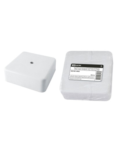 Коробка КР 50х50х20 ОП белая, IP40, с клеммной колодкой (SQ1401-0902). Распаячная коробка. TDM ЕLECTRIC в Ярославле