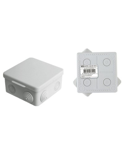 Коробка ОП 80х80х50мм, крышка, IP54, 7вх. (SQ1401-0512). Распаячная коробка. TDM ЕLECTRIC в Ярославле