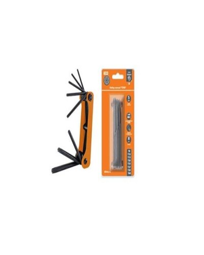 Набор ключей TORX раскладной 8шт.: T9-T40, углеродистая сталь Гранит TDM (SQ1020-0211). Набор ключей. TDM ЕLECTRIC в Ярославле